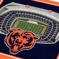 YouTheFan Chicago Bears 3-D StadiumViews Coasters 2-Pack