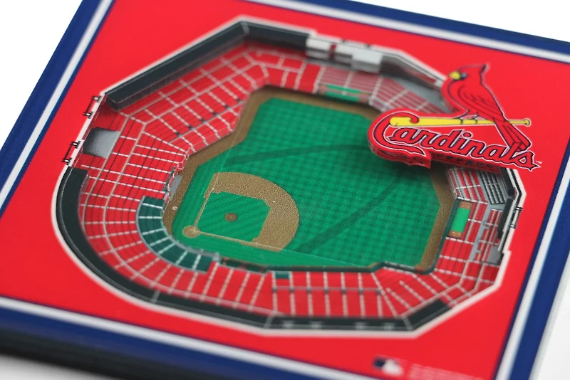 YouTheFan St. Louis Cardinals 3-D StadiumViews Coasters 2-Pack
