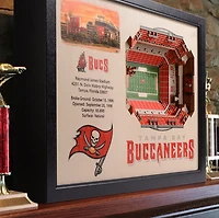 YouTheFan Tampa Bay Buccaneers Raymond James Stadium 3-D Stadium Banner