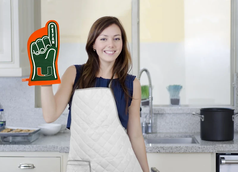YouTheFan University of Miami #1 Oven Mitt