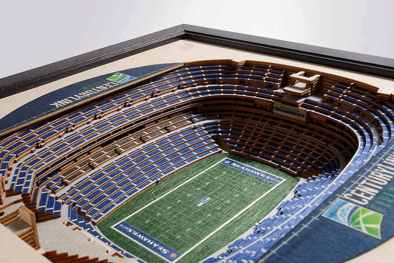 YouTheFan Seattle Seahawks 25-Layer 3-D Stadium Wall Art