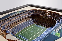 YouTheFan Seattle Seahawks 25-Layer 3-D Stadium Wall Art