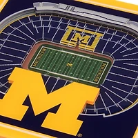 YouTheFan University of Michigan 3-D StadiumViews 2-Piece Coaster Set