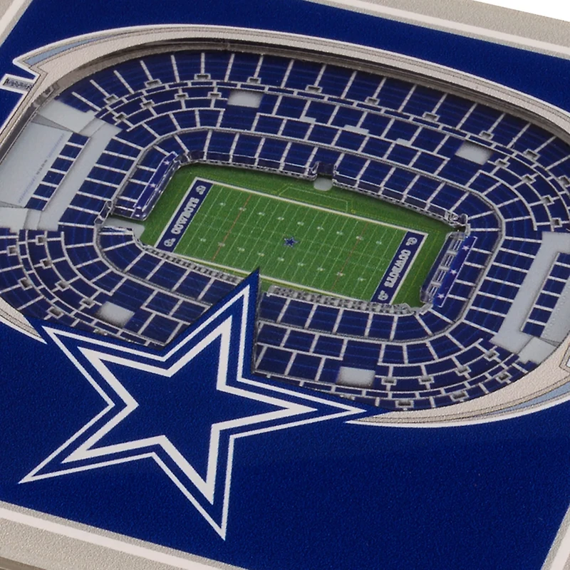YouTheFan Dallas Cowboys 3-D StadiumViews Coasters 2-Pack