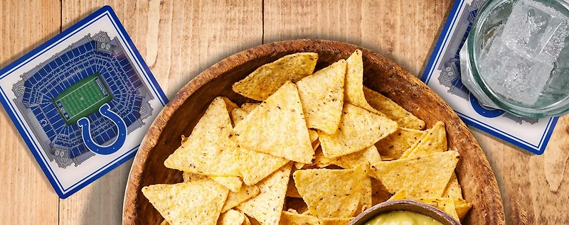 YouTheFan Indianapolis Colts 3-D StadiumViews Coasters 2-Pack