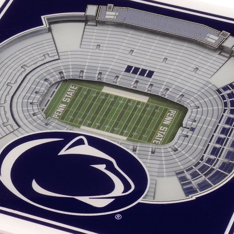 YouTheFan Penn State 3-D Stadium Views Coasters