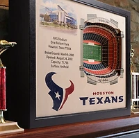 YouTheFan Houston Texans 25-Layer 3-D Stadium Wall Art