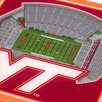 YouTheFan Virginia Tech 3-D Stadium Views 2-Piece Coaster Set