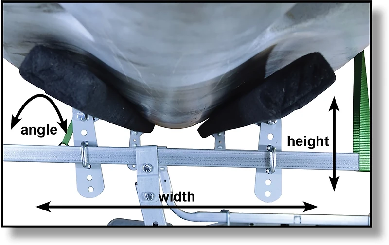 Large Kayak Bunk Kit for Malone Trailers