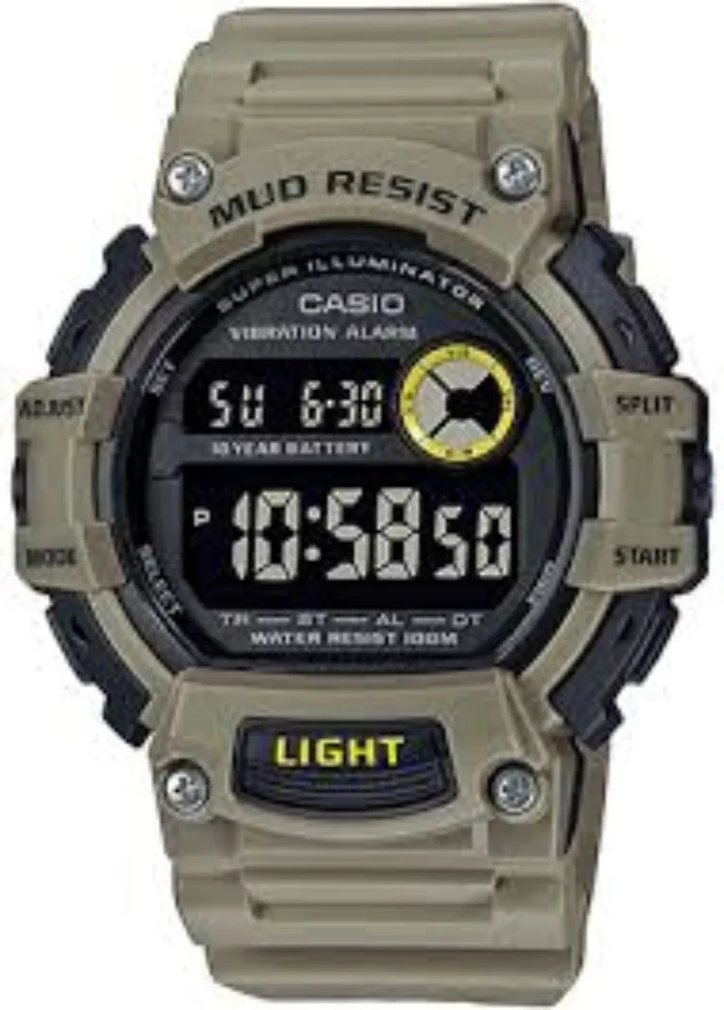 Casio Men's Utility Mud-Resistant Digital Watch
