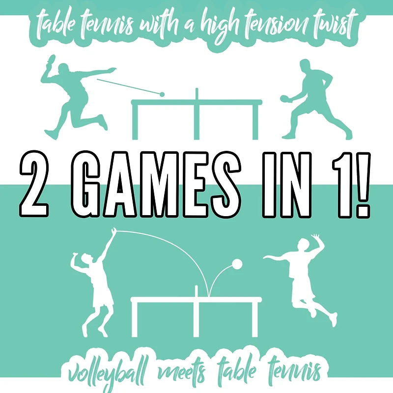 Franklin Steel Spyder Pong Game Set