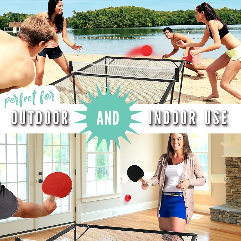 Franklin Steel Spyder Pong Game Set