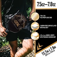 Franklin Aspen Kern Centre Carbon Fiber Pickleball Paddle