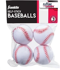 Franklin Kids' Self Stick Replacement Baseballs 4-Pack