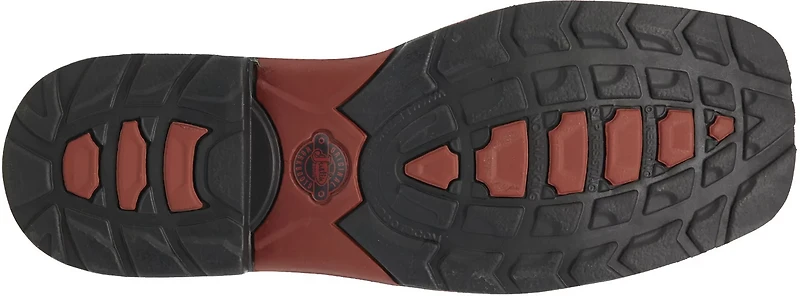 Justin Men's Derrickman Ostrich EH Wellington Work Boots