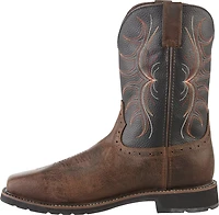 Justin Men's Stampede Waxy Waterproof Steel Toe Boots