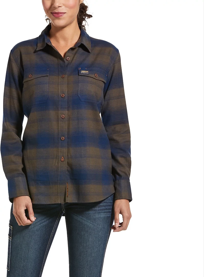 Ariat Women's Rebar Flannel DuraStretch™ Work Shirt