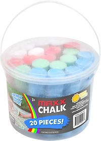 Maxx Chalk Play Bucket 20 Pieces