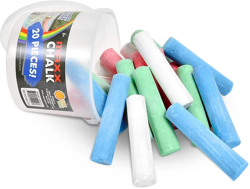 Maxx Chalk Play Bucket 20 Pieces
