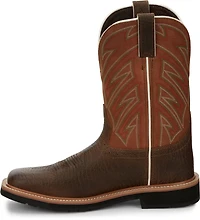 Justin Men's Stampede EH Wellington Rubber Work Boots