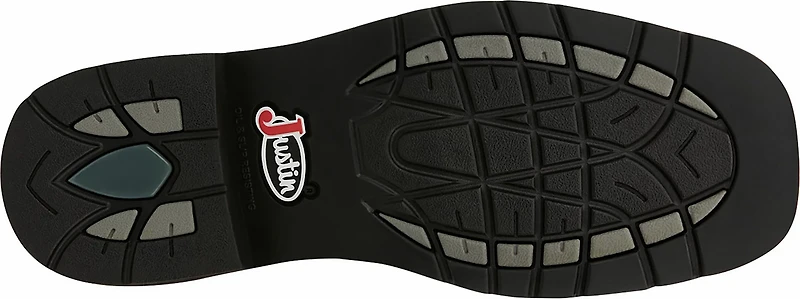 Justin Men's Stampede EH Wellington Rubber Work Boots