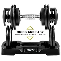 PRCTZ 5-25 lb Adjustable Dumbbell