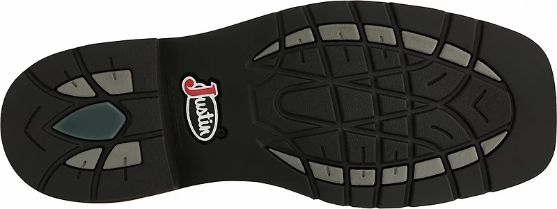 Justin Men's Stampede EH Wellington Leather Work Boots