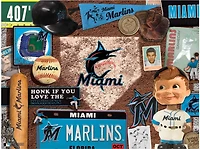 YouTheFan Miami Marlins Retro Series 500-Piece Puzzle