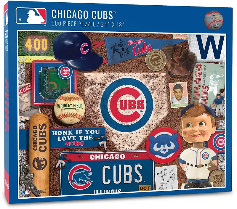 YouTheFan Chicago Cubs Retro Series 500-Piece Puzzle