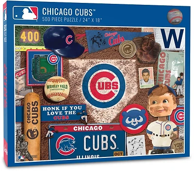 YouTheFan Chicago Cubs Retro Series 500-Piece Puzzle