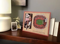 YouTheFan Atlanta Falcons 3-D StadiumViews Picture Frame