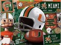 YouTheFan University of Miami Retro Series 500-Piece Puzzle