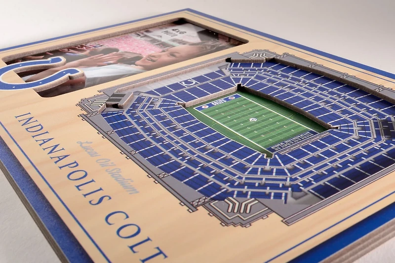 YouTheFan Indianapolis Colts 3-D StadiumViews Picture Frame