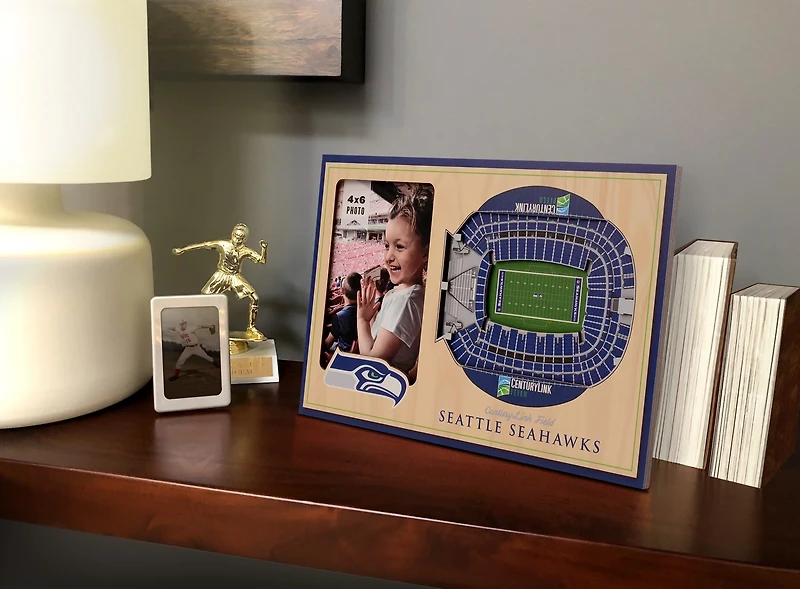 YouTheFan Seattle Seahawks 3-D Stadium Views Picture Frame