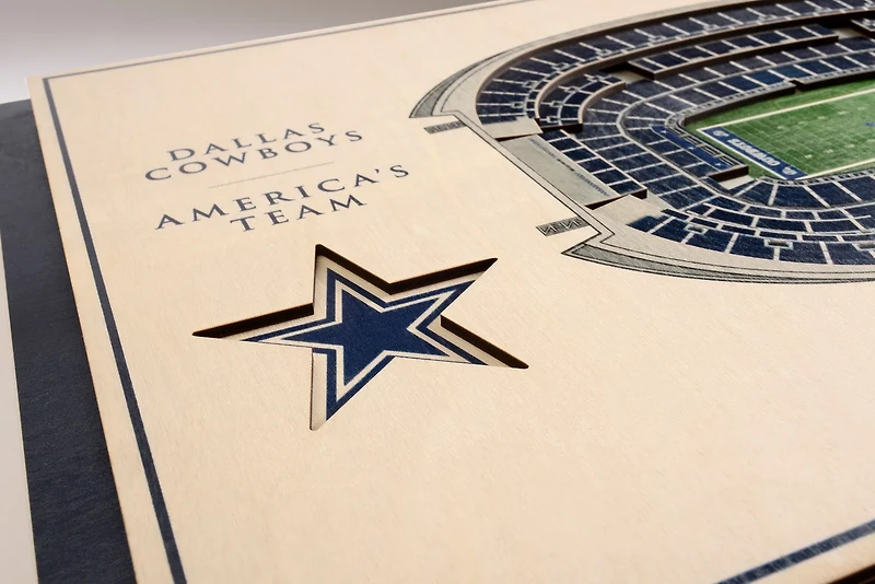 YouTheFan Dallas Cowboys 5-Layer StadiumViews 3-D Wall Art