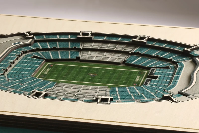 YouTheFan Jacksonville Jaguars 5-Layer StadiumViews 3-D Wall Art