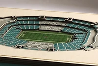 YouTheFan Jacksonville Jaguars 5-Layer StadiumViews 3-D Wall Art