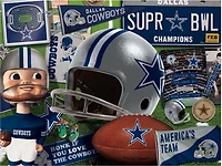 YouTheFan Dallas Cowboys Retro Series 500-Piece Puzzle