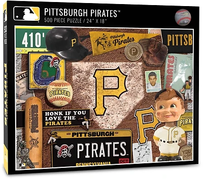 YouTheFan Pittsburgh Pirates Retro Series 500-Piece Jigsaw Puzzle