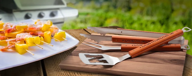 YouTheFan University of Nebraska Classic Series 3-Piece BBQ Set