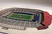 YouTheFan University of Mississippi 5-Layer StadiumViews 3-D Wall Art
