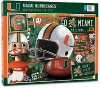 YouTheFan University of Miami Retro Series 500-Piece Puzzle