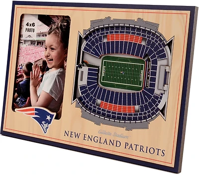 YouTheFan New England Patriots 3-D StadiumViews Picture Frame