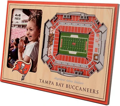 YouTheFan Tampa Bay Buccaneers 3-D StadiumViews Picture Frame