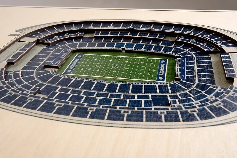 YouTheFan Dallas Cowboys 5-Layer StadiumViews 3-D Wall Art