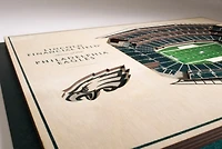 YouTheFan Philadelphia Eagles 5-Layer StadiumViews 3-D Wall Art