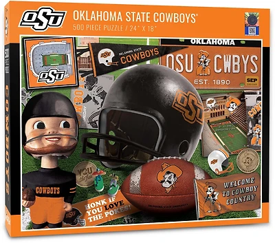 YouTheFan Oklahoma State University Retro Series 500-Piece Puzzle