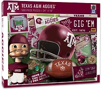 YouTheFan Texas A&M University Retro Series 500-Piece Jigsaw Puzzle