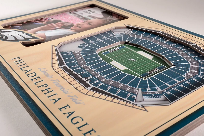 YouTheFan Philadelphia Eagles 3-D StadiumViews Picture Frame