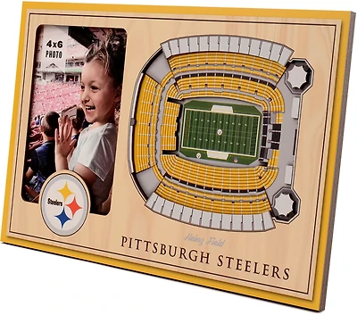 YouTheFan Pittsburgh Steelers 3-D Stadium Views Picture Frame